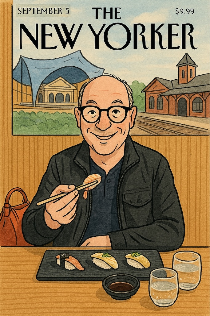 A New Yorker Omakase, with a side of railroad and opera please #50